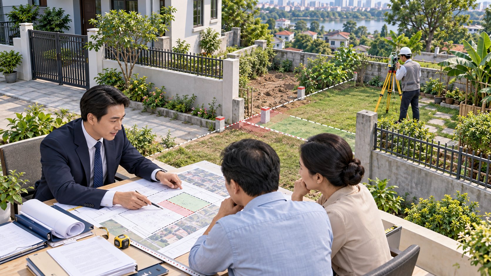 Ảnh minh hoạ: Luật sư tranh chấp ranh giới đất tại Hà Nội