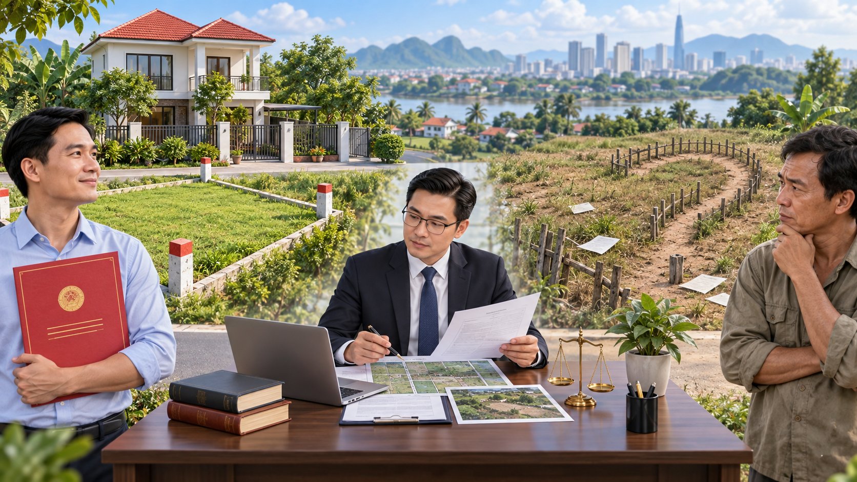Ảnh minh hoạ: Đất không có sổ đỏ có khởi kiện tranh chấp được không?