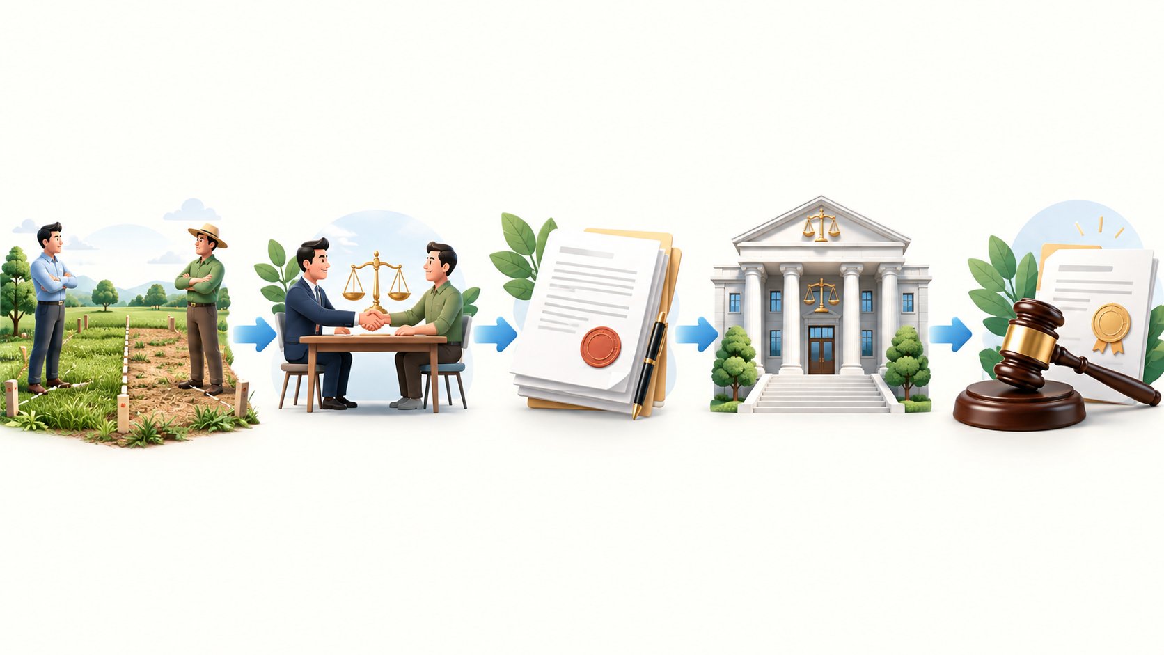 Ảnh minh hoạ: Thủ tục khởi kiện tranh chấp đất đai: Hồ sơ, thẩm quyền