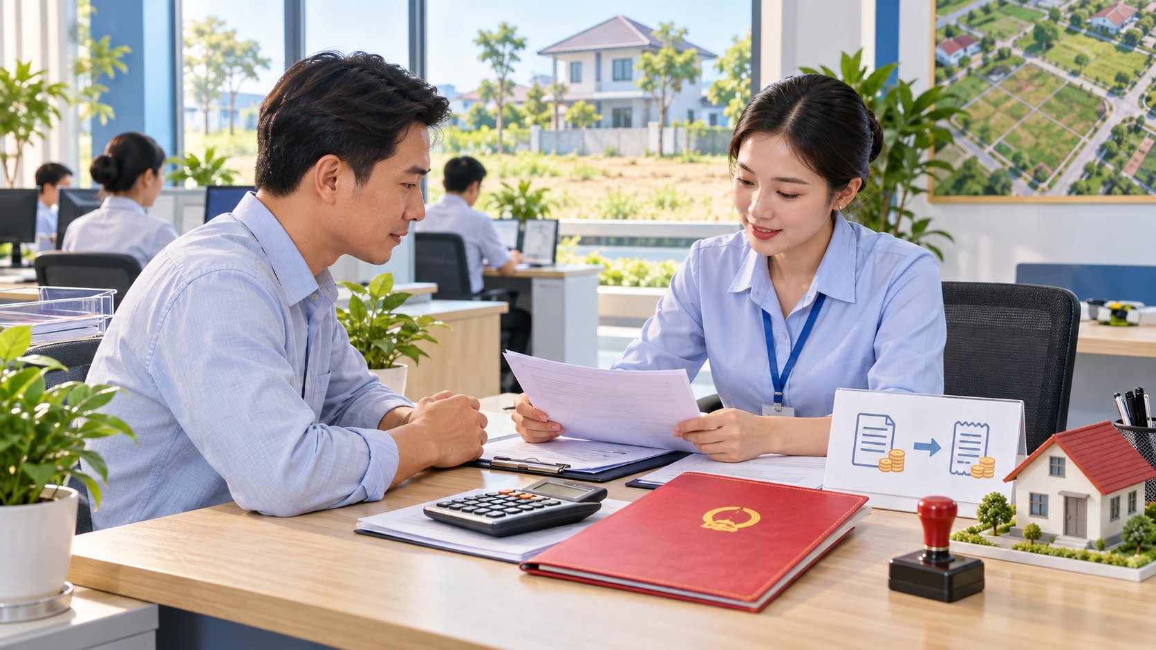 Ảnh minh hoạ: Thủ tục sang tên sổ đỏ thừa kế đất: Hồ sơ, các bước