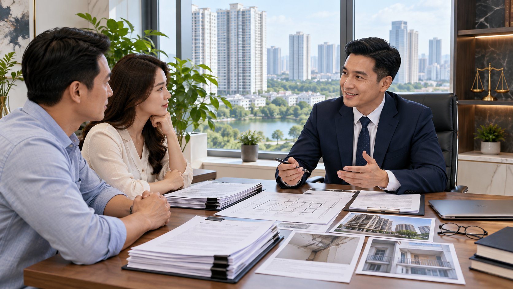 Ảnh minh hoạ: Luật sư tranh chấp chung cư tại Hà Nội