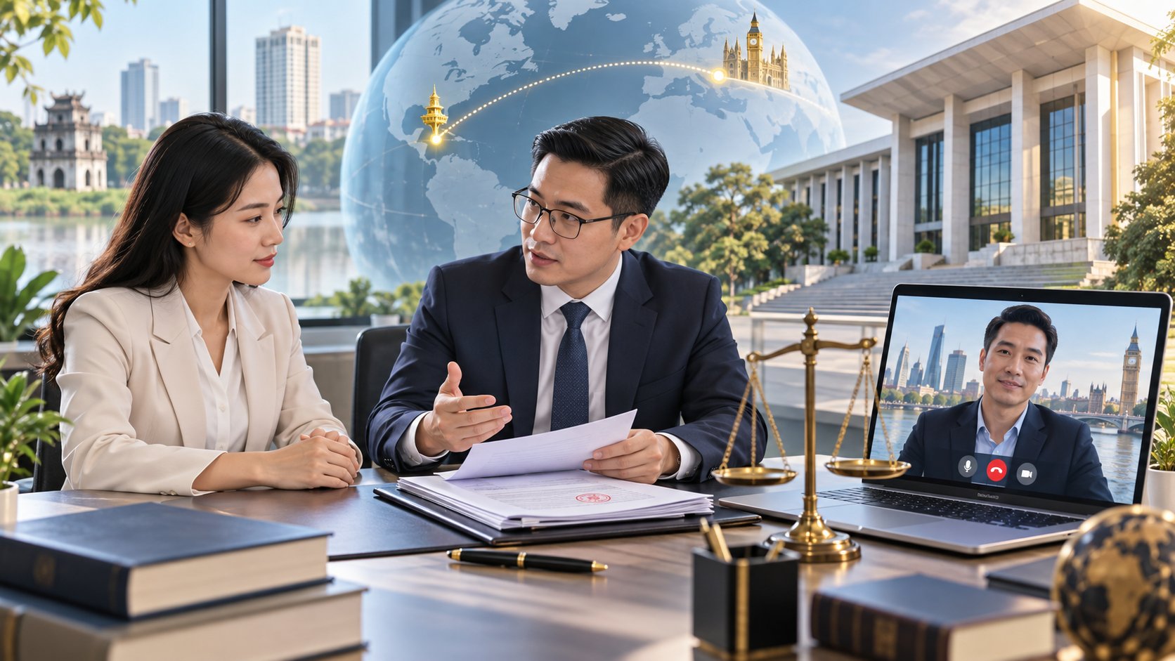 Ảnh minh hoạ: Dịch vụ ly hôn có yếu tố nước ngoài tại Hà Nội