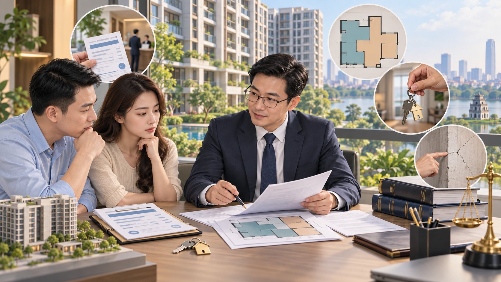 Ảnh minh hoạ: Luật sư tranh chấp chung cư tại Hà Nội