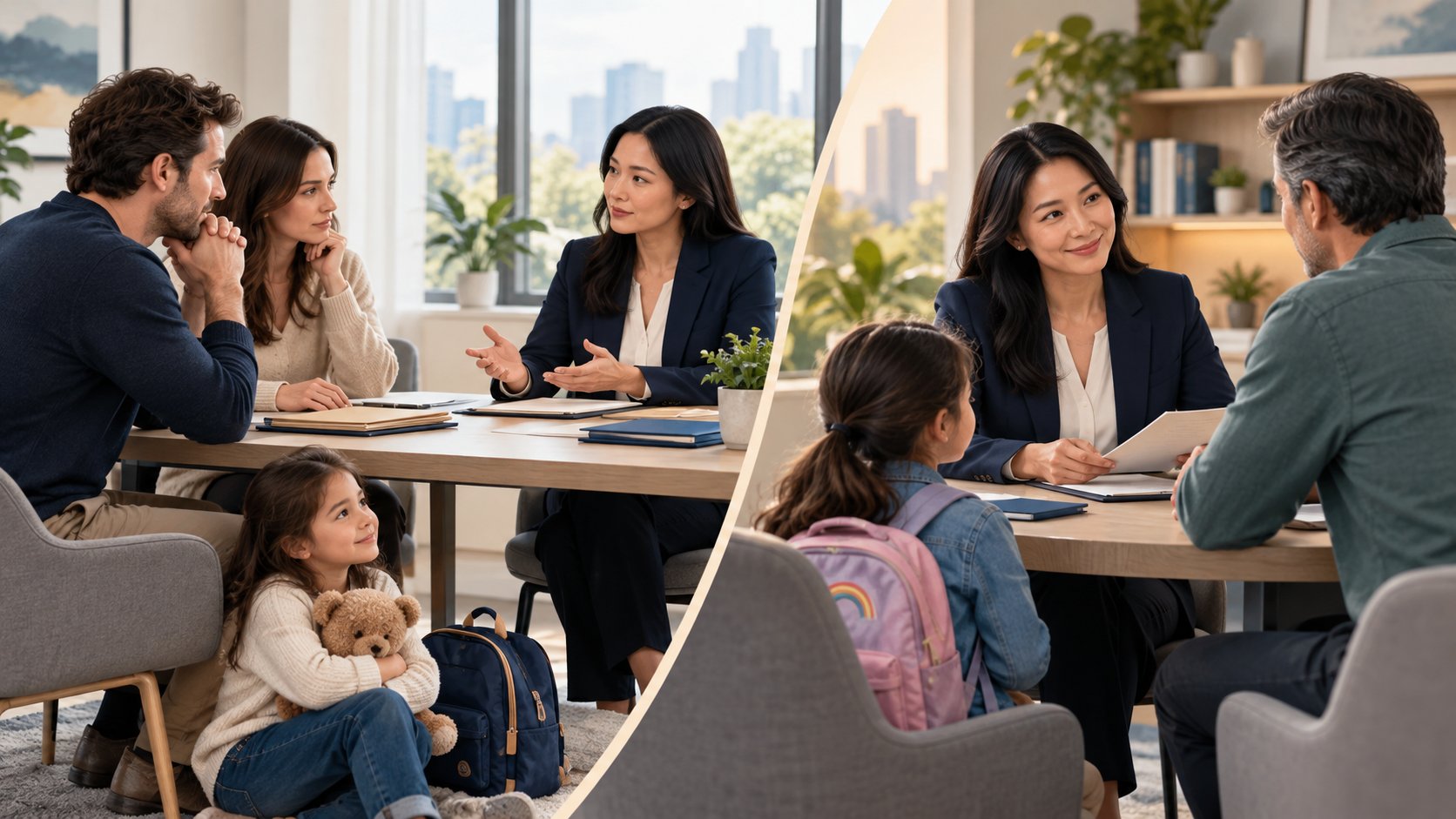 Ảnh minh hoạ: Luật sư giành quyền nuôi con khi ly hôn tại Hà Nội