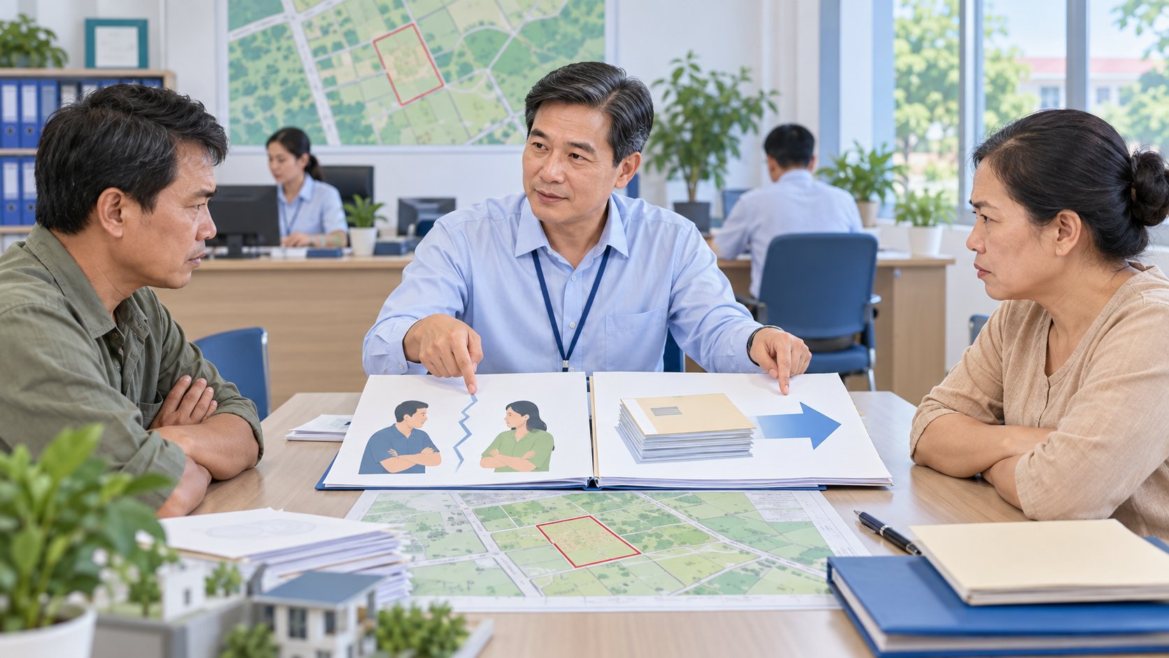 Ảnh minh hoạ: Hòa giải tranh chấp đất đai tại UBND xã: Thủ tục