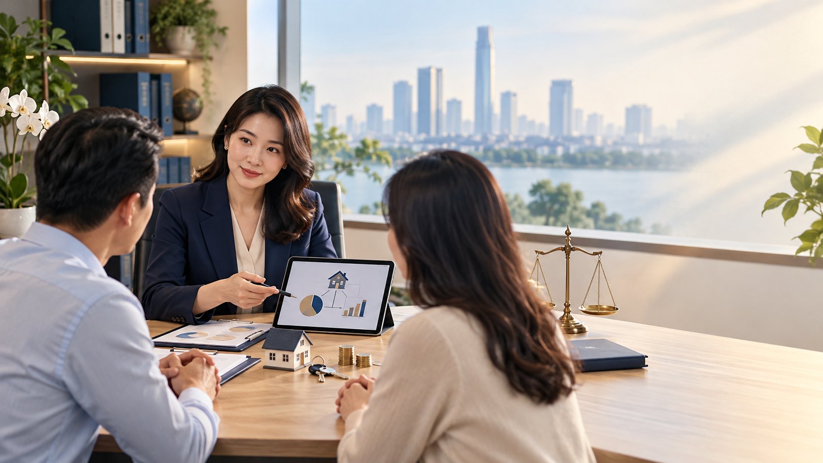 Ảnh minh hoạ: Luật sư tranh chấp tài sản khi ly hôn tại Hà Nội