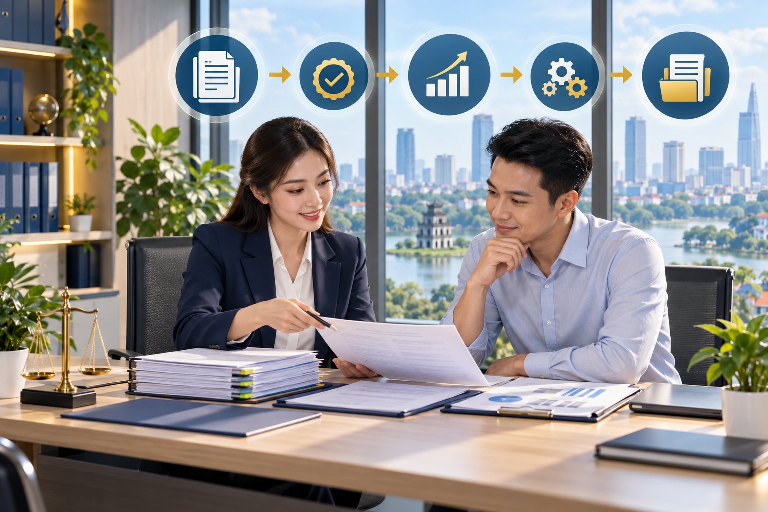 Ảnh minh hoạ: Điều chỉnh giấy chứng nhận đăng ký đầu tư tại Hà Nội