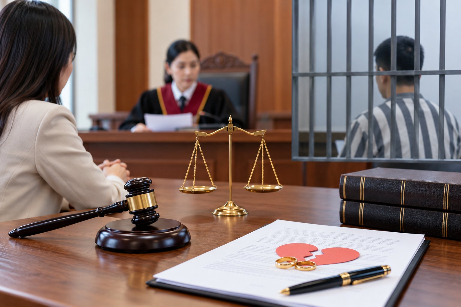 Ảnh minh hoạ: Ly hôn với người đang chấp hành án phạt tù