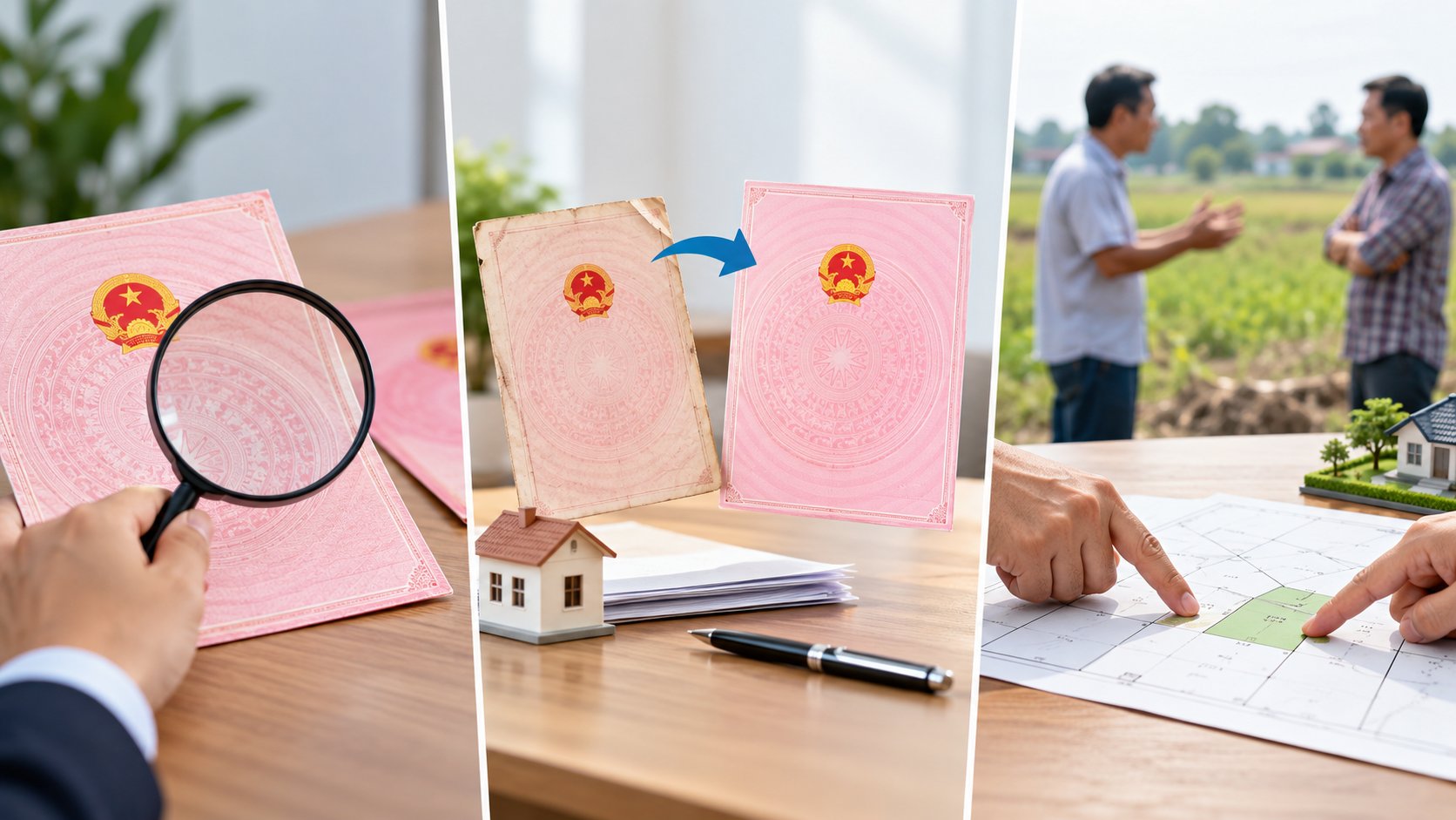Ảnh minh hoạ: Thủ tục đính chính sổ đỏ: hồ sơ, nơi nộp, lưu ý